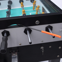 Table de football commerciale à monnayeur en MDF de 18 mm, étanche et de haute qualité, pour centres de jeux, clubs et salons, utilisable en intérieur et en extérieur