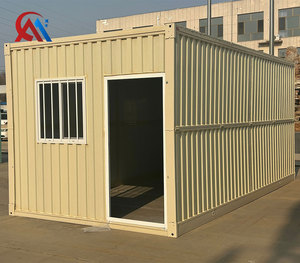 משרד מודולרי נייד להתאמה אישית בגודל 20 רגל ופתרון לינה לעובדים באתר בנייה, בית מכולה גלי. - Product Image 2