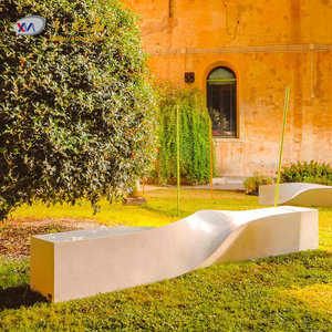 Nuevo Banco de Hormigón Retorcido Magic Stone para Exteriores, Asiento Decorativo para Paisajes, Material UHPC GRC - Product Image 1