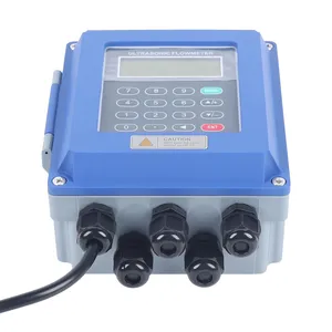 Compteur de <span class=keywords><strong>d</strong></span>ébit <span class=keywords><strong>d</strong></span>'eau ultrasonique sans contact, <span class=keywords><strong>mesure</strong></span> avec une précision de 1 %, enregistrement des données sur carte SD, large plage de tension, acier ABS - Product Image 6