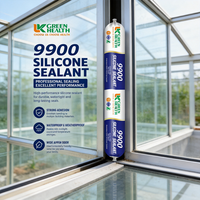 Scellant silicone structurel neutre 9900, résistant aux intempéries, qualité construction, pour l'étanchéité des portes, fenêtres, pierres et façades