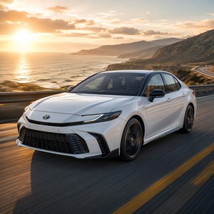 Toyota Camry 2.0HXS Sport Plus Edition Sedan HEV 2026 con Guida a Sinistra, Colore Bianco - Product Image 2