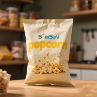 Sacs d'emballage alimentaire flexibles en plastique et en aluminium pour chips de pommes de terre, impression personnalisée, thermoscellage, sacs à collation pour popcorn