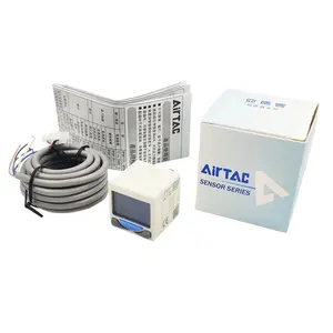Airtac Высокоточный цифровой манометр DPSN1-10030 вакуумный положительный и отрицательный давление-0,1-1.0Mpa электронный счетчик