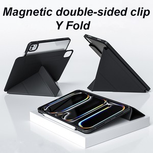 Vente en gros d'usine, étui magnétique pliable en PU pour tablette intelligente, étui pour <span class=keywords><strong>iPad</strong></span> Pro 11 <span class=keywords><strong>pouces</strong></span> A16 2022/2021/2020 4e/3e génération - Product Image 5