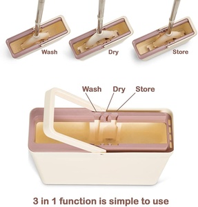 Serpillère en <span class=keywords><strong>éponge</strong></span> PVA avec seau - Nettoyage, séchage et rangement 3 en 1 pour sols - Product Image 5