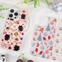Coque de téléphone à panneau arrière magnétique remplaçable pour iphone 17 / 17pro/17promax/17air avec le chat noir à dessert doré