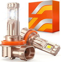 Bombillas LED para Faros Delanteros H11/H16/H8 al por Mayor, 18000LM, Ultra Brillantes, Bombillas LED para Faros Antiniebla, Resistentes al Agua IP68 para Automóviles
