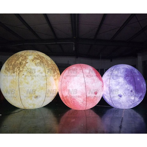 <b>Customized</b> Advertising Lighted Inflatable Planets <b>Balloons</b> Large Moon Ball Inflatable Moon Inflatable Advertising <b>Customized</b> Adv - Product Image 6