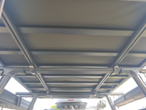 Carpa de Techo Triangular de Aluminio para Auto, Tipo Clamshell, de Lona, Impermeable, Resistente al Viento, de Apertura Rápida Automática, para las Cuatro Estaciones, para Camping, Venta al Por Mayor - Product Image 2