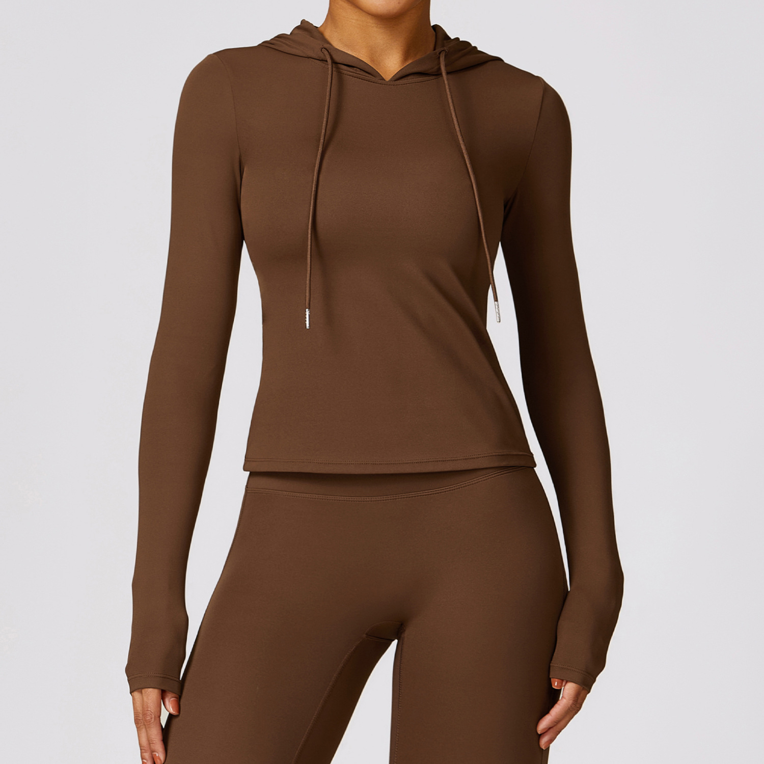 long sleeves brown