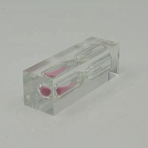 Minuterie de sable en acrylique personnalisé 1 minutes, cadeau Promotion, pendule en acrylique - Product Image 4