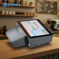 Scangle Nouveau Style 9.7 pouces Screen-K2 tactile tout en un point de vente/caisse enregistreuse POS avec imprimante POS 58mm pour magasin et épicerie