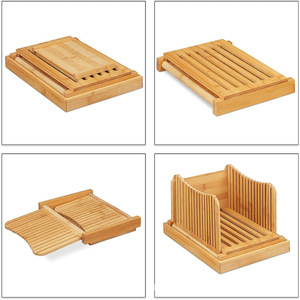 Trancheuse à pain en bambou Haohua, plateau à découper le pain en bois pliable, style minimaliste, outils de pâtisserie - Product Image 2