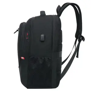 Yeni gelenler OEM özel Logo bilgisayar okul çantası 17.3 inç USB seyahat sırt çantası üreticileri dizüstü sırt çantası