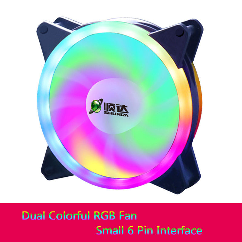 Colorful Dual Colorful RGB Fan