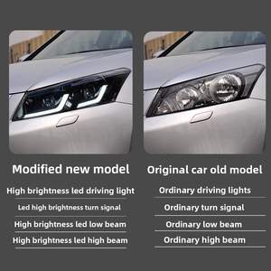 ไฟหน้า LED TYPY สำหรับ Accord รุ่นที่ 8 (2008-2013) 12V 6000K พร้อมไฟวิ่งกลางวันและไฟเลี้ยว ความสว่าง 8000 ลูเมนส์ - Product Image 3