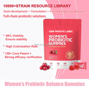 Custom Logo Vaginale Gezondheid Vrouwen Probiotische Gummies Met Cranberry <span class=keywords><strong>Lactobacillus</strong></span> Rhamnosus Ph Balans Probiotisch Supplement - Product Image 2