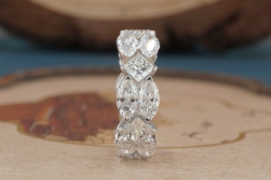 Anillo de Diamante Cultivado en Laboratorio de Oro de 14K para Mujer, Joyería Fina, Diamante Sintético Certificado por IGI, Anillo de Compromiso, Boda, Aniversario - Product Image 2