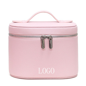 Wholesale Custom Luxury Durable PU Leather Cosmetic <strong>Bag</strong> <strong>Women</strong> <strong>Wash</strong> Toiletry <strong>Bag</strong> Ladies Capacity Cosmetic Storage <strong>Bag</strong> for <strong>Travel</strong> - Product Image 1