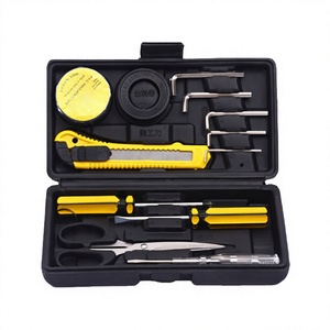 Multi-Piece Household Hand <b>Tool</b> <b>Set</b> Kit with Plunger Wrench Screwdriver Tape Measure for Home Repair DIY - Product Image 2