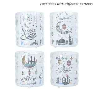 Ramadan Kareem Christmas Cup Holder Led <strong>Candle</strong> Light Eid Mubarak Decoration Home Islamic Muslim Party Eid <strong>Al</strong>-Fitr Ornaments - Product Image 5