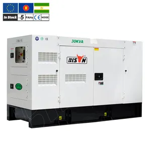 BISON Heavy Duty 3 Phase Best 25Kw Silent Soundless Engine Diesel Electric Generator Set Price For Home
