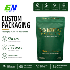 Custom Logo Spices Packaging Side Gusset Bag With Hot Foil Stamping Custom Size OEM Packaging - Product Image 5