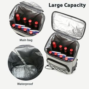 Sac à dos isotherme 2024 tendance pour pique-nique, camping, plage, aliments, bière, étanche, avec logo personnalisé imprimé - Product Image 2