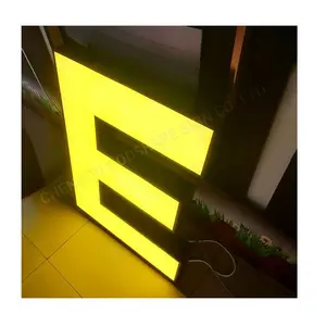 Китайский производитель, индивидуальное красивое название магазина, вывеска, буквы со встроенным анодированным световым ящиком, буквы с подсветкой