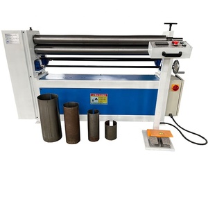 Nhỏ Tấm Sắt Uốn Cuộn 3-Con Lăn Không Đối Xứng Đo Ánh Sáng Kim Loại Tấm Cán Con Lăn Uốn Máy Cho 2.5 Mm - Product Image 5