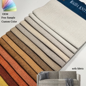 Tissu d'ameublement pour canapé en velours glacé tricoté warp multicolore, finition froissée, imperméable, résistant au rétrécissement, nouveau design 2026 - Product Image 1