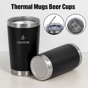 Cenron Stainless Steel Tumbler 20oz Vacuum Insulated Camping Travel <b>Mug</b> Eco-Friendly Pink with Gift <b>Box</b> Minimalist Design - Product Image 4