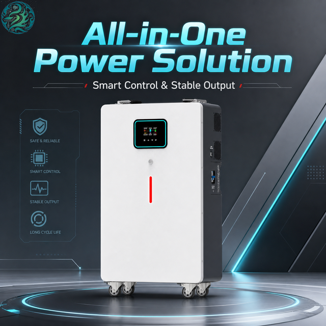 6.2KW 5kWh All in One Solar Energy Storage System 51.2V 100Ah Lithium Battery Off Grid Power with Home Ups