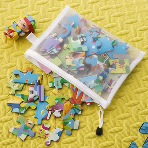 Nylon Mesh Storage <strong>Bag</strong> Puzzle Toys <strong>Lego</strong> Small Pellet Block Puzzle Magnetic Block Storage Zip Multifunctional Storage <strong>Bag</strong> - Product Image 2