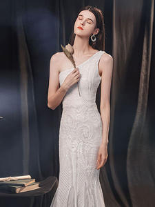 Neue Sexy Maßgeschneiderte Spitzenkleider für Gala Meerjungfrau-Abendkleid Damen Ballkleider Geburtstagsparty-Kleid - Product Image 4