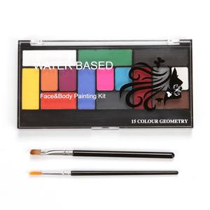 Vente en gros Palette de <span class=keywords><strong>peinture</strong></span> <span class=keywords><strong>gouache</strong></span> 15 couleurs Ensemble de <span class=keywords><strong>peinture</strong></span> pour le <span class=keywords><strong>visage</strong></span> et le corps activé par l'eau pour le dessin et la <span class=keywords><strong>peinture</strong></span> - Product Image 2