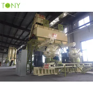 TONY profissional completa biomassa madeira pellet processamento planta