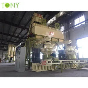 Tanaman pengolah pelet kayu biomassa lengkap TONY professional