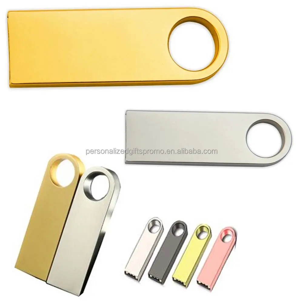 High Speed Data Reading Large Memory Room Mini 16G 8GB 4GB 2GB 512MB Metal USB Flash Drives Key Chain keyring