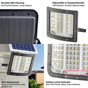 <span class=keywords><strong>Projecteur</strong></span> LED <span class=keywords><strong>solaire</strong></span> personnalisé ZY CE ABS IP67 25W 60W 100W pour villa résidentielle, cour et aménagement paysager - Product Image 2