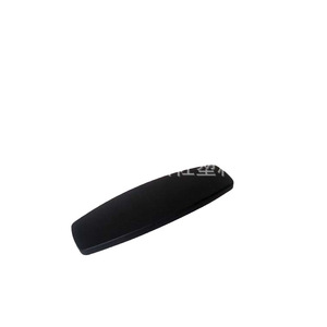 Fundas de repuesto para reposabrazos para sillas de videojuegos, 220x75mm, textil negro, duradero, juego de 2 piezas, diseño moderno y sencillo - Product Image 2