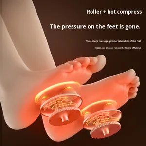 エンロング電動フットマッサージャーHR-ZL01全自動揉みほぐし音楽機能付き足脚経絡ブロック解除療法マシン - Product Image 5