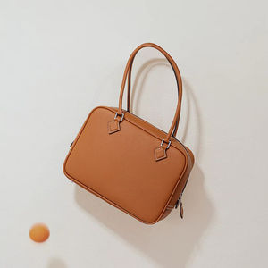 Sac à main rétro de luxe haut de gamme, sac à bandoulière vintage en cuir d'occasion pour femmes, fermeture à glissière - Product Image 2