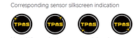 Système de surveillance de la pression des pneus TPMS 2,4 GHz Capteur de surveillance de la pression des pneus Test de température des pneus V101B