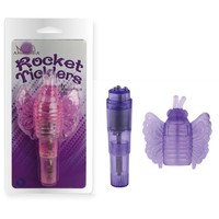 Butterfly Vibe TPE ABS Wasserdichter Vibrierender Persönlicher Massager Batteriebetrieben Geräuscharm Mehrere Geschwindigkeiten für Frauen