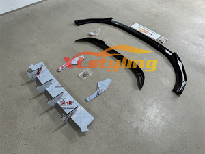 XLstyling voiture pare-chocs avant séparateur standard lèvre côté jupe <span class=keywords><strong>GTI</strong></span> diffuseur arrière extension R becquet pour <span class=keywords><strong>Golf</strong></span> MK 8 kit carrosserie - Product Image 3
