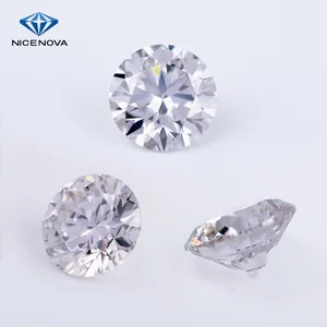 Nice Nova 0.7ct man made synthetic diamond cvd rough diamond round cut F color price manufacturer making machine for sale