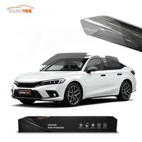 Film de protection pour vitres de voiture NANOTEK, haute réjection de chaleur, nano-céramique, anti-rayures, protection de la vie privée, 1,52*30M, 2MIL PET, rouleau anti-UV