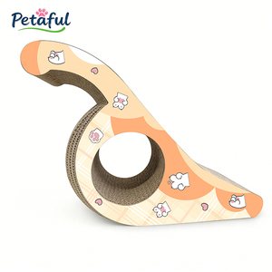 Snail-Shaped Cat Scratching Board High-Density Corrugated Paper Cat Scratcher Comfy Cardboard Training Play Hilarious <strong>Pet</strong> Toy - Product Image 1